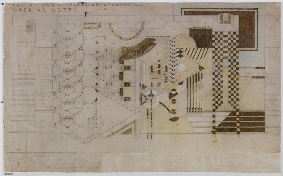 Frank Lloyd Wright, MoMA, modern architecture, modernism, 20th century, New York, exhibition, archive, drawings