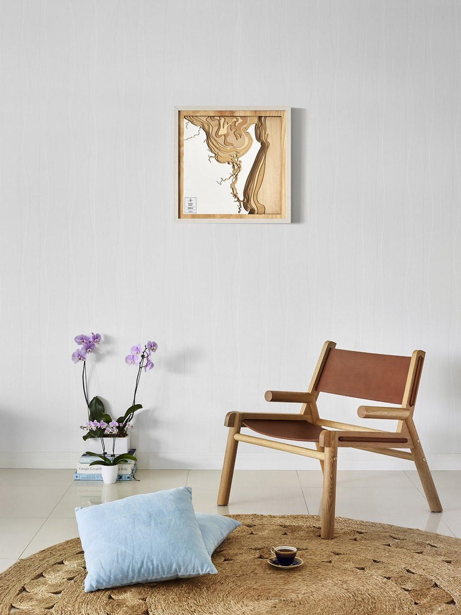 maps, cartography, Pangea, Australia, Canada, USA, plywood, cad, laser cutter, Tom Percy, decoration, interior design