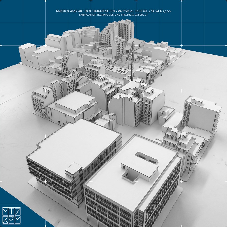 Nadia Anthouli, Yannis Apostolopoulos, Nikos Papavasileiou, 2017, From History to Becoming, city in crisis, thesis, university of Crete, student project