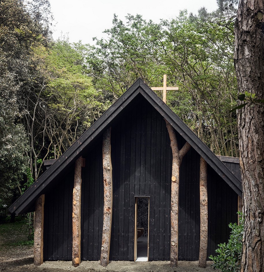 Archisearch Vatican presents Woodland Chapels at Venice Architecture Biennale 2018