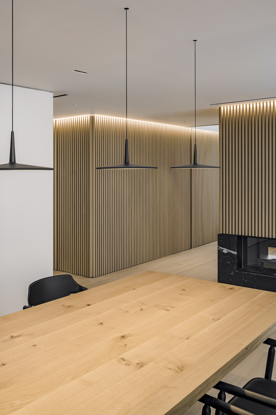 Archisearch Gkotsis Serafimidou architects designed a wooden clad apartment interior in Glyfada