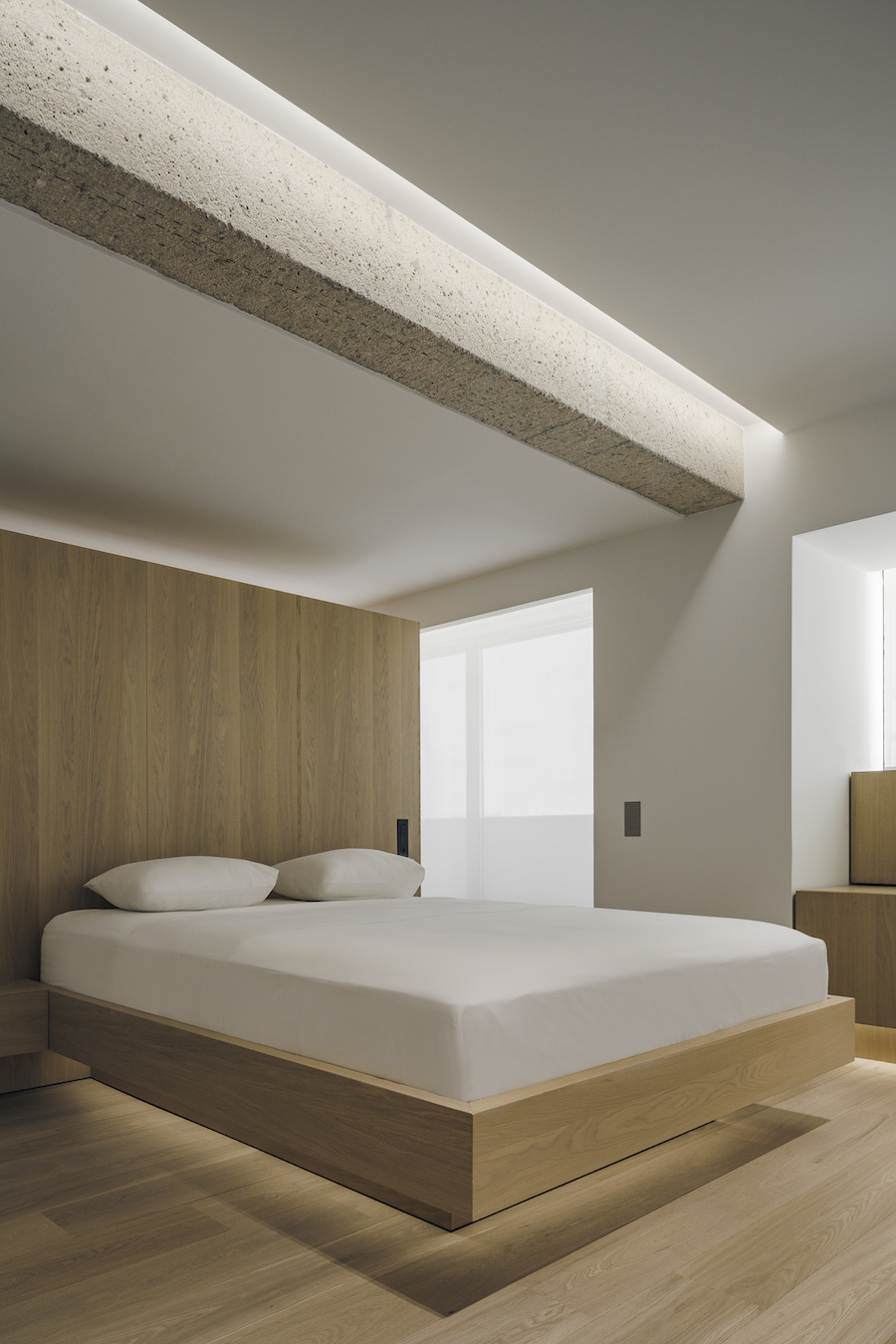 Archisearch Gkotsis Serafimidou architects designed a wooden clad apartment interior in Glyfada