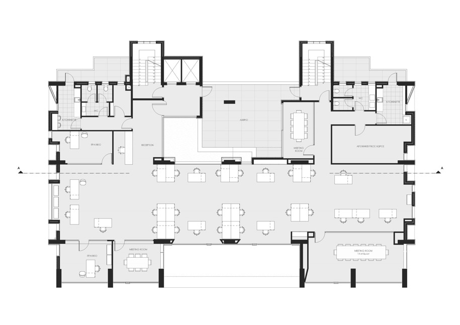 Archisearch Geometrical juxtapositions: Redevelopment of an office building in Palaio Faliro, Athens by Tsolakis Architects