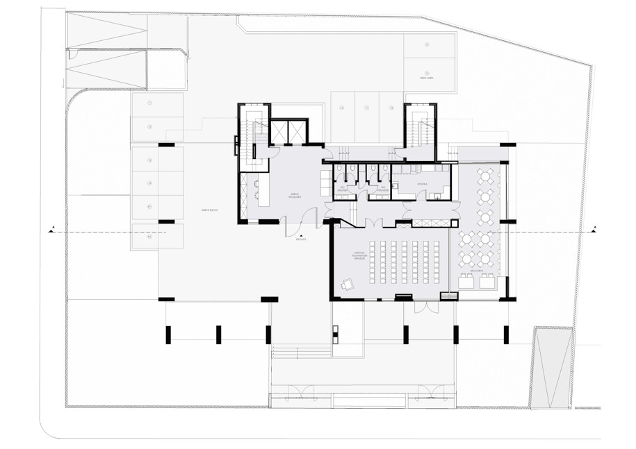 Archisearch Geometrical juxtapositions: Redevelopment of an office building in Palaio Faliro, Athens by Tsolakis Architects