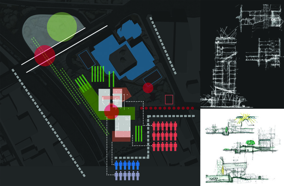 Archisearch WorkScrapers: Offices complex with conference hall and commercial spaces in Neo Faliro, Peiraeus | Diploma thesis by Georgios Lykos