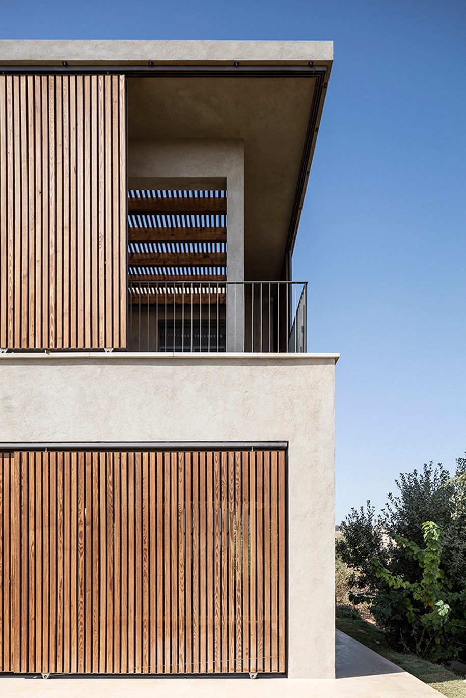 Archisearch Residence in the Galilee by Golany Architects aims to integrate into the pastoral surroundings
