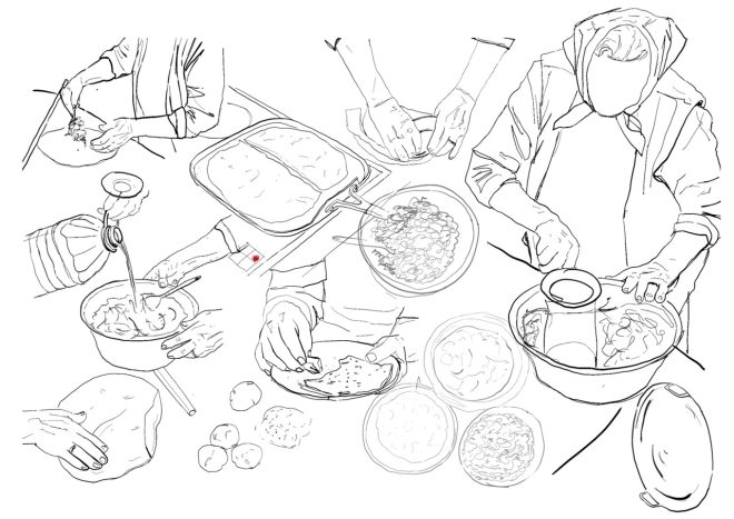 Archisearch - 3 κουζίνες σε 3 κλίμακες: αυτοεθνογραφικά αφηγήματα αρχιτεκτονικής και μαγειρικής | Ερευνητική εργασία της Εριέτας Καζάκου