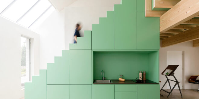 Archisearch - De Nieuwe Context transforms Daan Wildschut's atelier in Bunde, Netherlands into a guest house