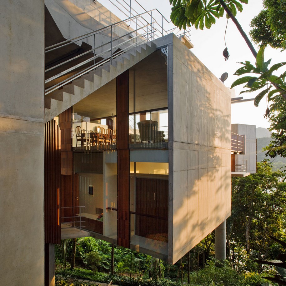 spbr arquitetos, HOUSE IN UBATUBA, Brazil, 2009, concrete