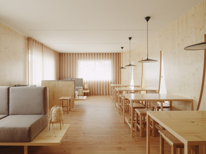 Archisearch - Tarouca Gastro bar designed by Bruno Dias Arquitectura office in the heart of the village of Ansião