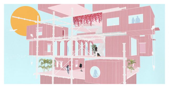Archisearch - Housing and Automated Production Infrastructure - HAPI | Diploma thesis by Georgia Strinopoulou & Eleni Chasioti