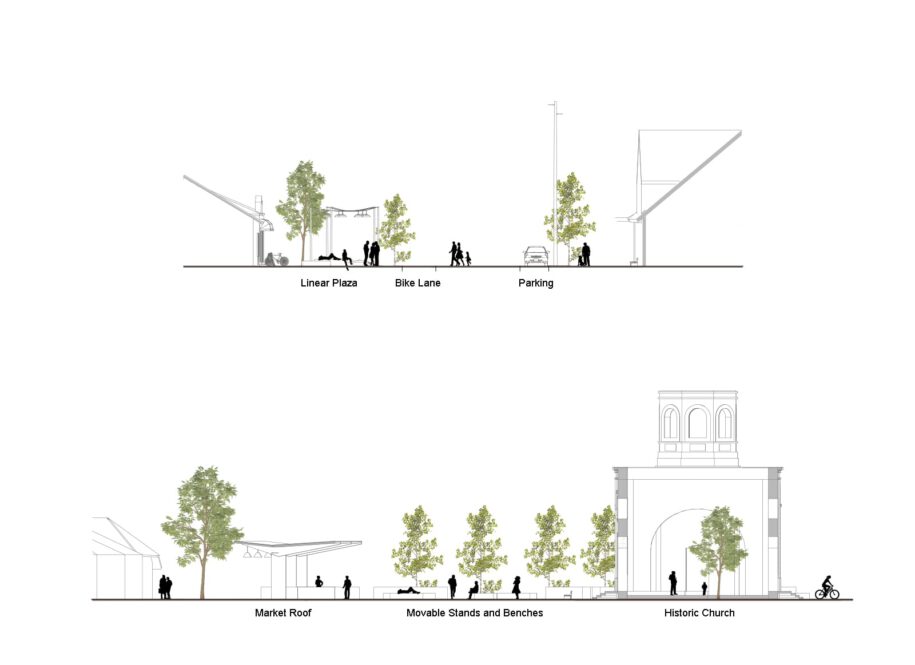 Archisearch Vöö (The Belt) proposal by architects Harris Vamvakas & Linn Nagel received 3rd prize and 1st place in public voting at the architectural competition for Lihula town center rehabilitation in Estonia