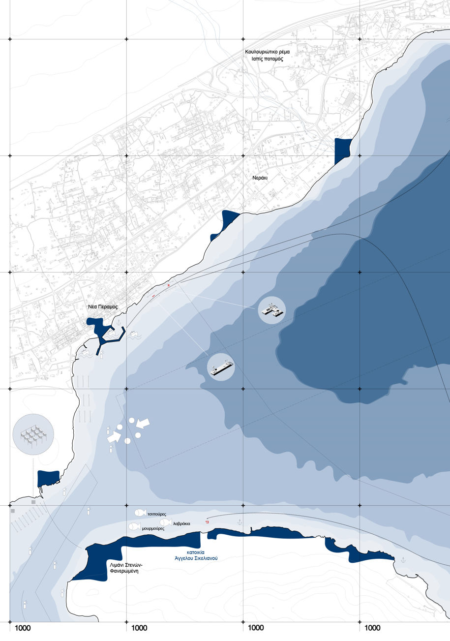 Archisearch REACTIVATIONS : an amphibious installation in Eleysis gulf | Thesis by Heidi Kaproulia