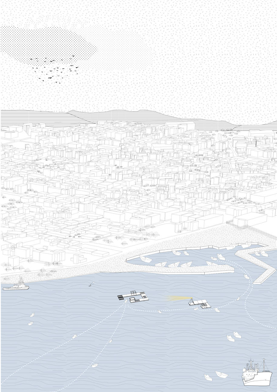 Archisearch REACTIVATIONS : an amphibious installation in Eleysis gulf | Thesis by Heidi Kaproulia