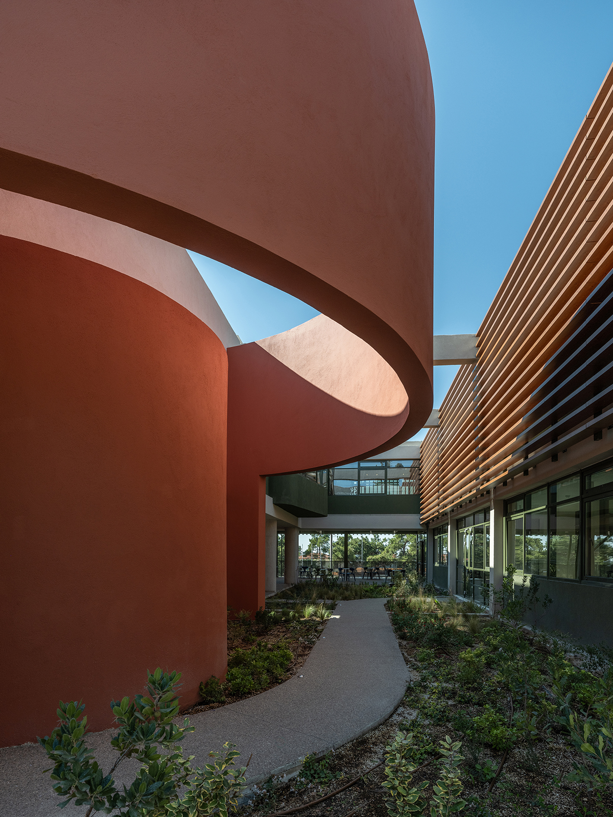 Archisearch Pinewood by Micromega Architecture & Strategies, with Alexandros N. Tombazis Architects | Design for education - Creating Spaces for the citizens of the future | won an award at GRAIL Awards 2025