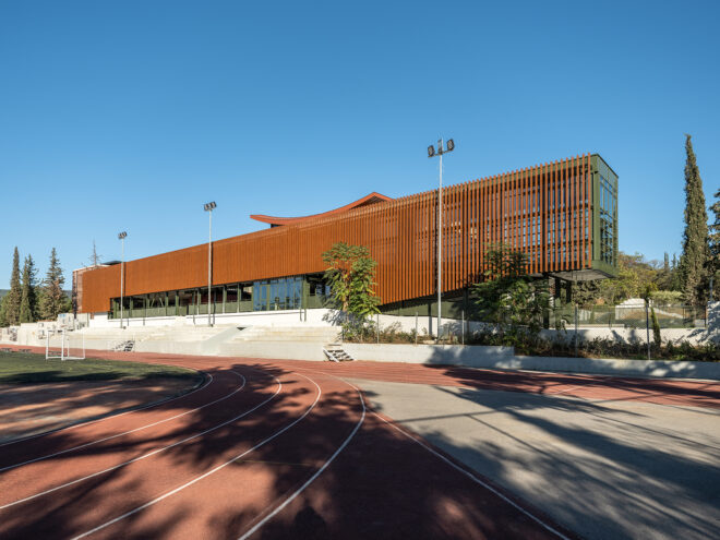 Archisearch - Pinewood by Micromega Architecture & Strategies, with Alexandros N. Tombazis Architects | Design for education - Creating Spaces for the citizens of the future | won an award at GRAIL Awards 2025