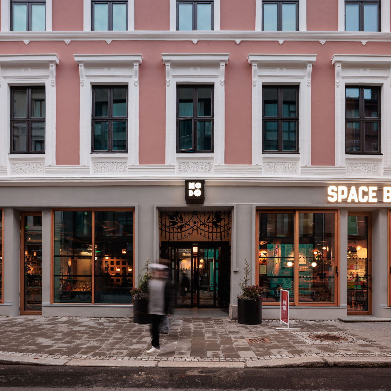 Archisearch Hospitality Atmospheres: studio aisslinger delivers HOBO Hotel Oslo as an “Architecture of Optimism” through a “city mining” redesign approach.