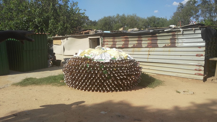 Evdokia Demetriou, HOUSE FOR HOPE, shelter, homeless people, plastic bottles