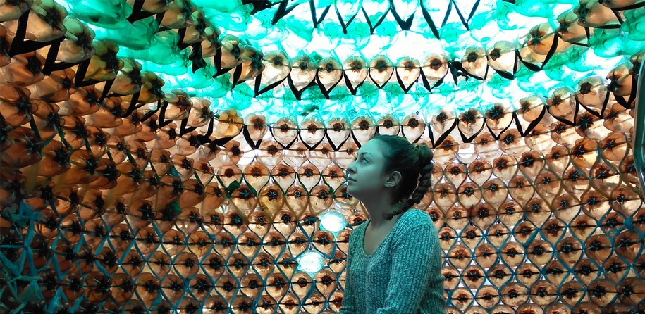 Evdokia Demetriou, HOUSE FOR HOPE, shelter, homeless people, plastic bottles