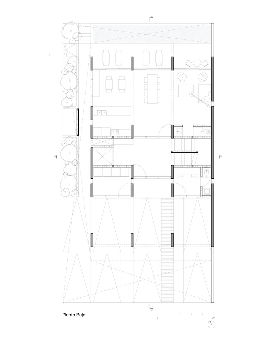 Archisearch Kiltro Polaris created Huachinango 36 collective housing in Cancún, Mexico