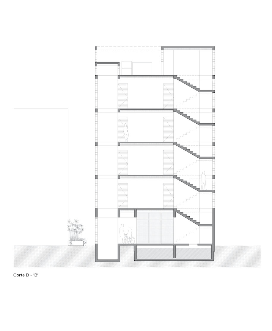 Archisearch Kiltro Polaris created Huachinango 36 collective housing in Cancún, Mexico