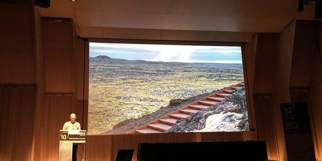 “Saxhóll Crater Stairway” by LANDSLAG EHF