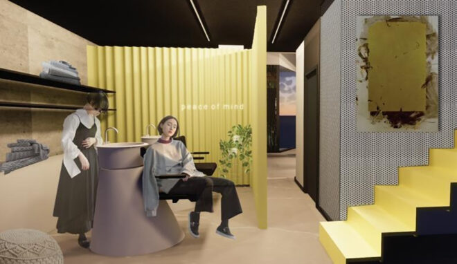 Archisearch - Λά/ιν: the multi space of a contemporary hair salon in the heart of Argos | Georgia Tsazi