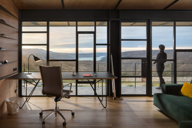 Archisearch - FABRIKA designed Puerto Luna Azul atelier and vacation house in Istria, Croatia using FerroFinestra W50 TB by Ottostumm | Mogs