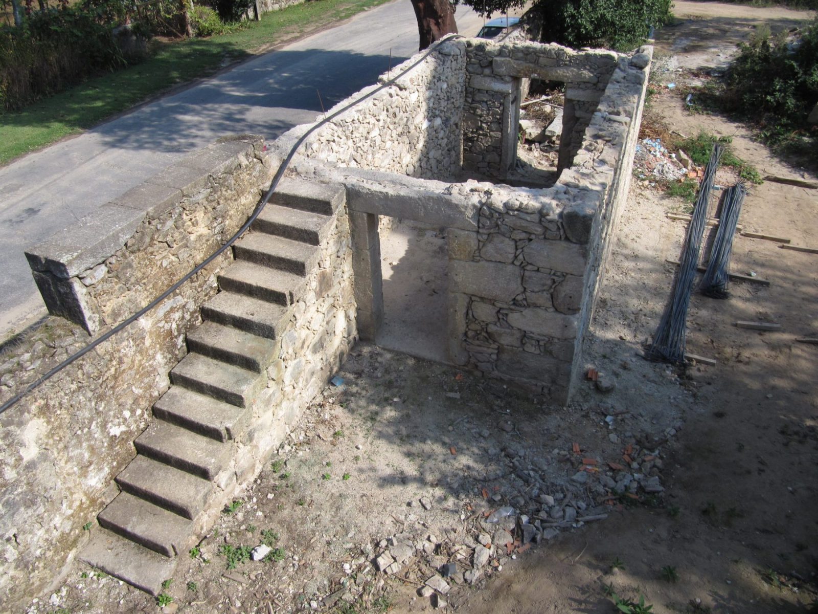 Archisearch AZO Transforms a Ruined Dovecote in Rural Portugal into a Concrete Tree Playhouse