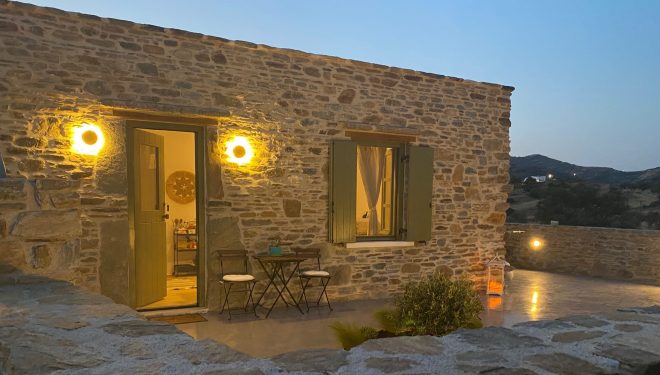 Archisearch - RURAL ARCHITECTURE: Stone Residence in Potamia, Naxos | Research and Engineering Services IKE