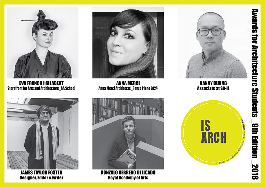 IS ARCH, Awards, Students, Architecture, Danny Duong, James Taylor-Foster, Anna Merci, Gonzalo Herrero Delicado, Eva Franch Gilabert