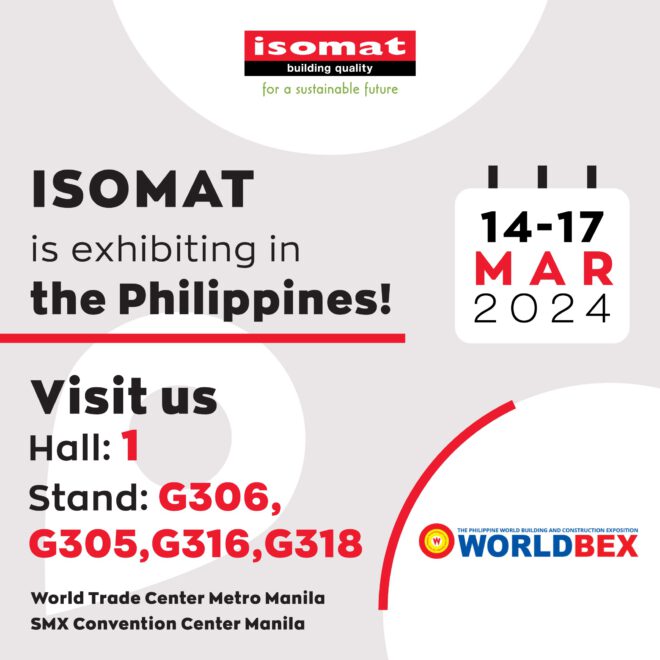Archisearch - Η ISOMAT συμμετείχε στην έκθεση WORLDBEX στις Φιλιππίνες