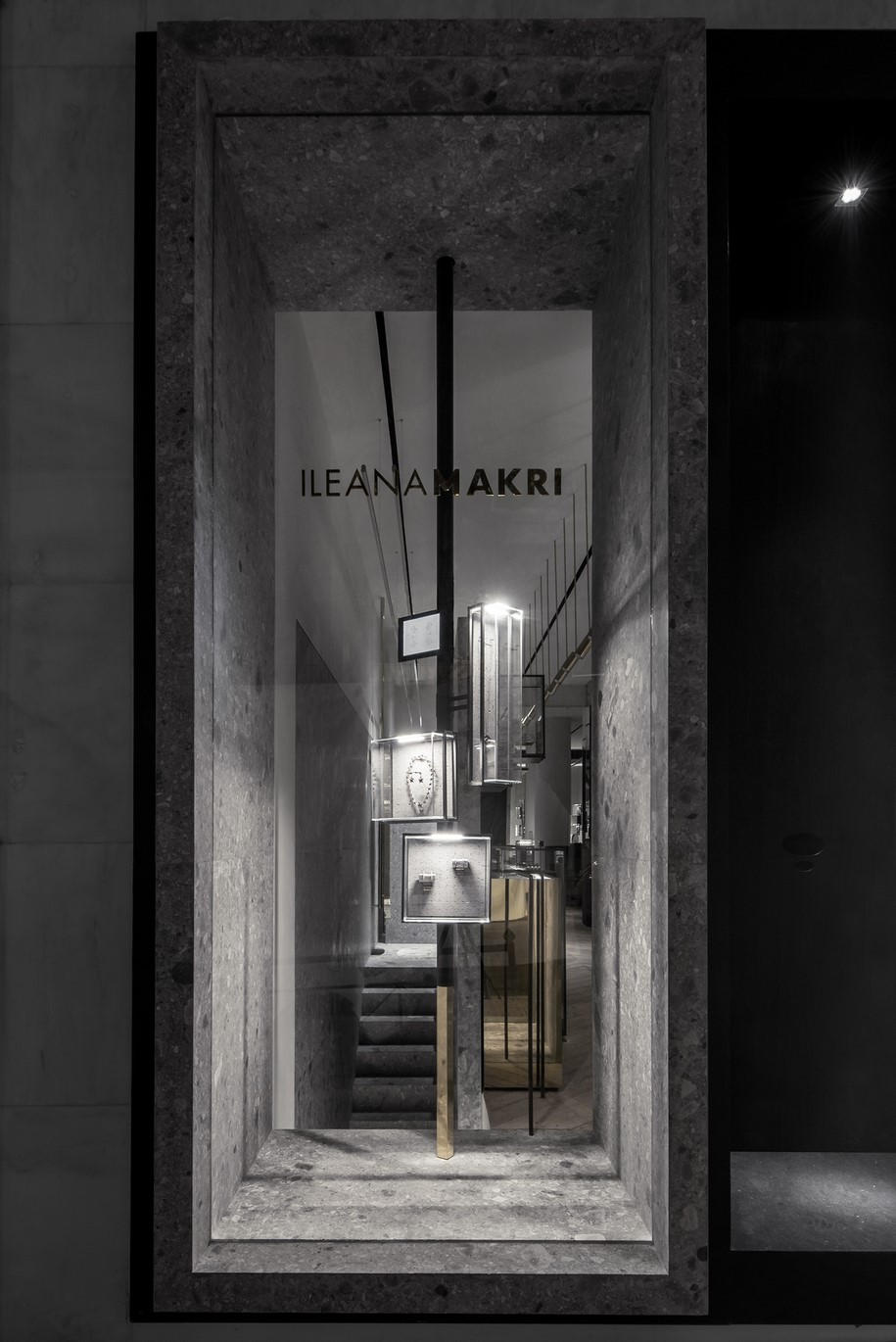 Ileana Makri, jewellery, store, flagship, athens, stelios kois, kois associated architects, rock, minimalism, geometry, greek architecture, Giorgos Sfakianakis, photography