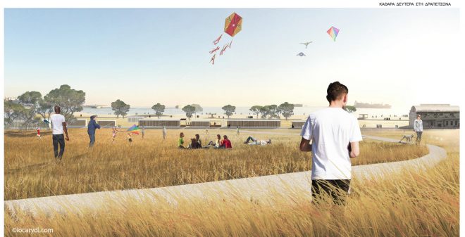Archisearch - Io Carydi Architects Win 1st Prize at the Competition for the Former Port-Industrial Area Of Drapetsona, Athens