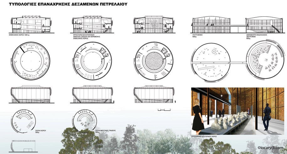 Archisearch Io Carydi Architects Win 1st Prize at the Competition for the Former Port-Industrial Area Of Drapetsona, Athens