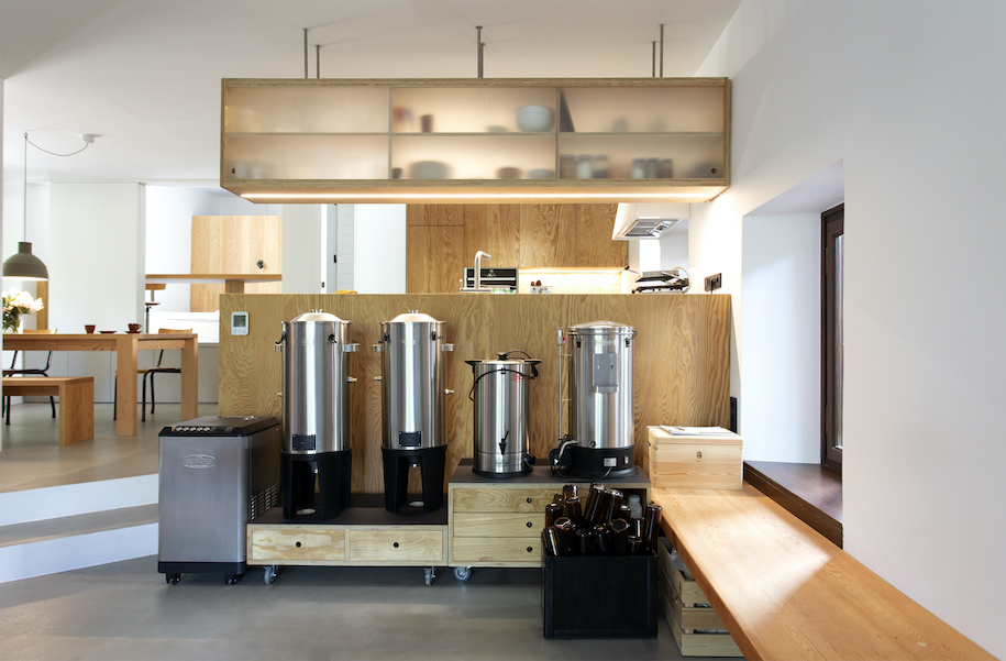 Archisearch Apartment renovation with a home brewery by Ioannis Exarchou