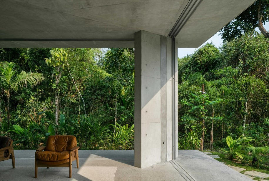 Gui Mattos, Itamambuca, Ubatuba, Brazil, nature, minimalism, greenery, concete, brazilian architecture, modern, slab, beach, sea