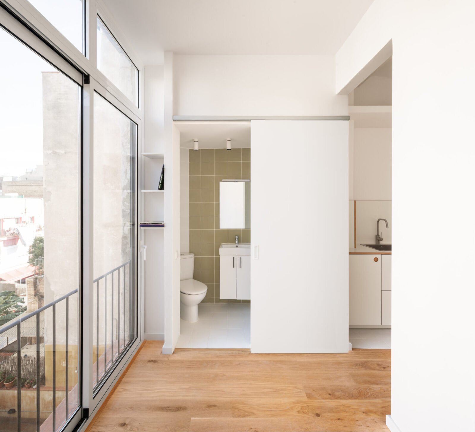 Archisearch Sants - Refurbishment of a dwelling in a century-old residential building in the Sants district, in Barcelona by midori arquitectura