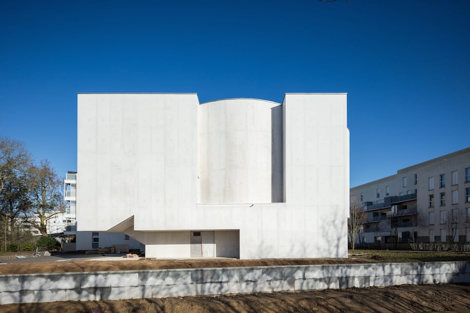 Saint-Jacques de la Lande, Church, Álvaro Siza, Portugal, France, Joao Morgado, Brittany, Portuguese architecture, religious buildings