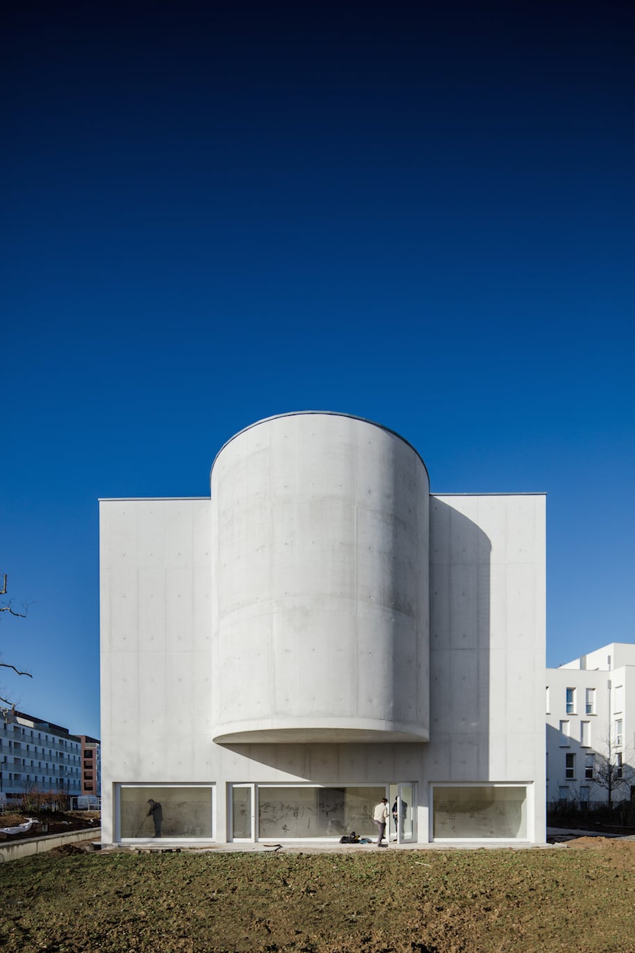 Saint-Jacques de la Lande, Church, Álvaro Siza, Portugal, France, Joao Morgado, Brittany, Portuguese architecture, religious buildings