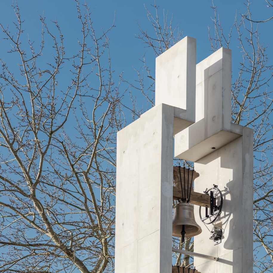 Saint-Jacques de la Lande, Church, Álvaro Siza, Portugal, France, Joao Morgado, Brittany, Portuguese architecture, religious buildings