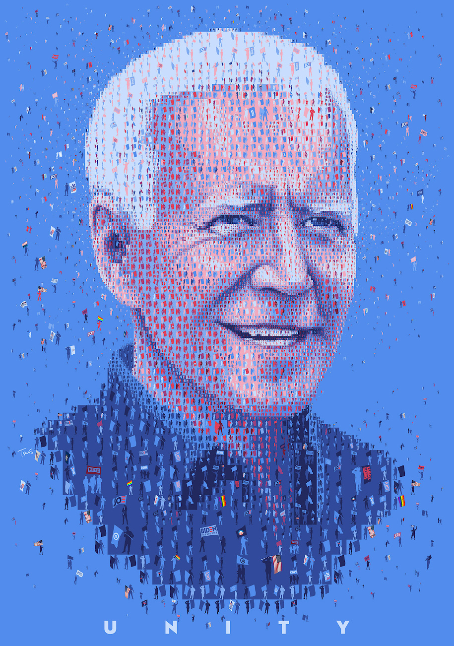 Archisearch JOE 2020: A series of artworks inspired by Joe Biden's 2020 campaign by Charis Tsevis