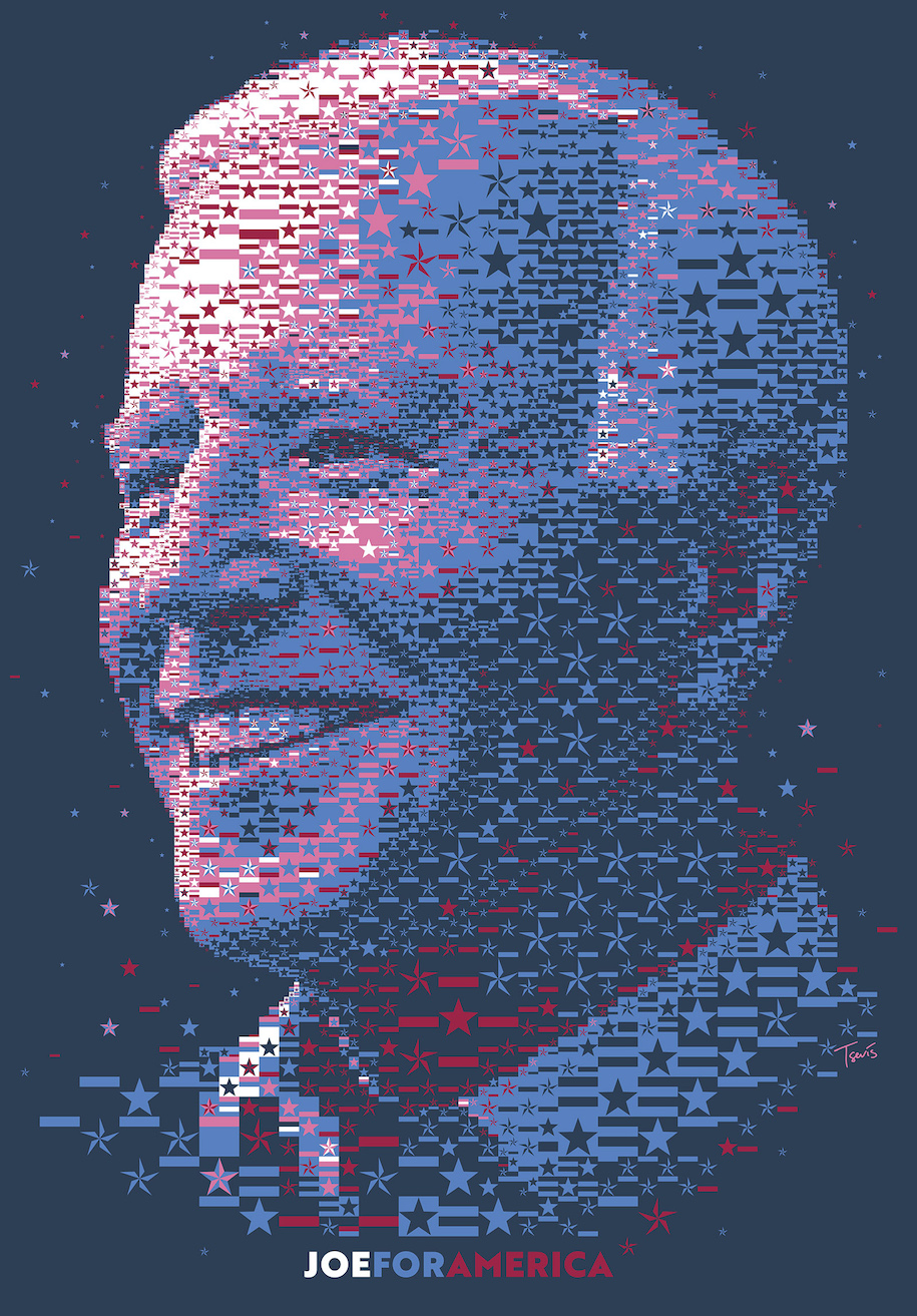 Archisearch JOE 2020: A series of artworks inspired by Joe Biden's 2020 campaign by Charis Tsevis