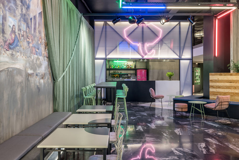 Judah Club Concept store, Petros Fragopoulos interior design, Πέτρος Φραγκόπουλος, showroom, coffee shop, Thessaloniki, 2018