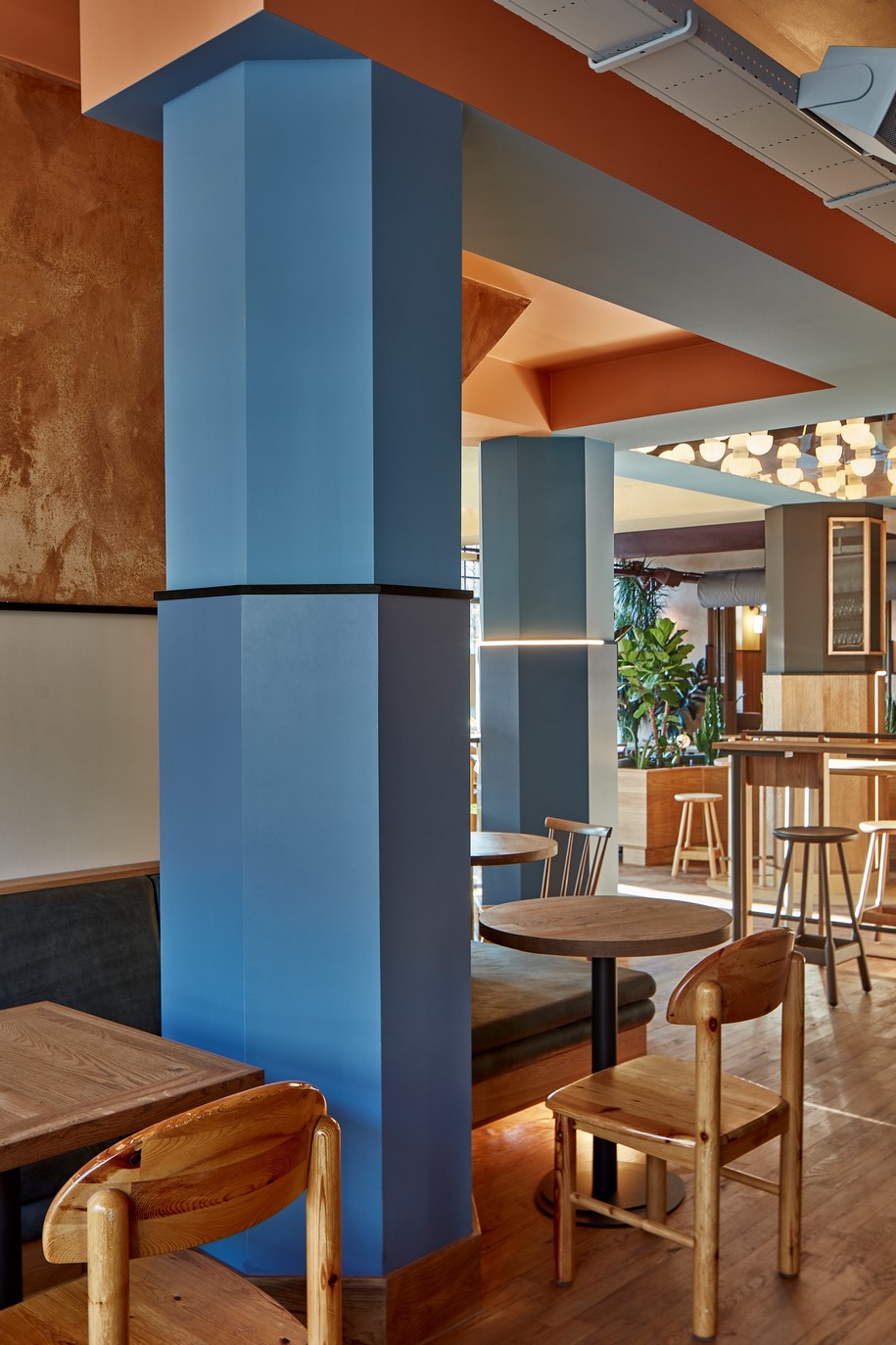 Archisearch Studio Modijefsky has translated the journey of a caravan into a bar and restaurant concept in Amsterdam