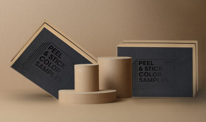 Archisearch - H KRAFT Paints καινοτομεί με τα νέα δείγματα χρωμάτων peel-and-stick.