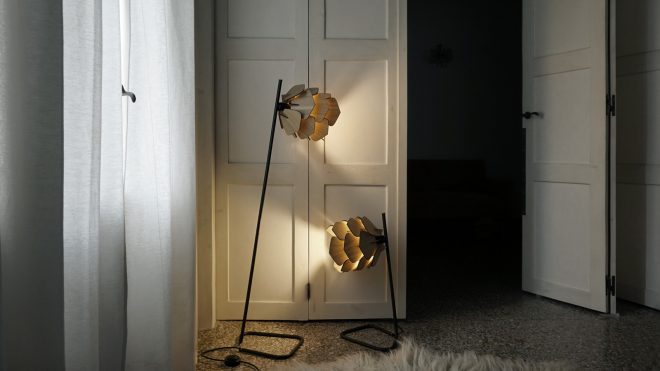 Archisearch - KUKUNARI one line: the new collection of parametric wooden lamps by Greek architect Iro Skouloudi