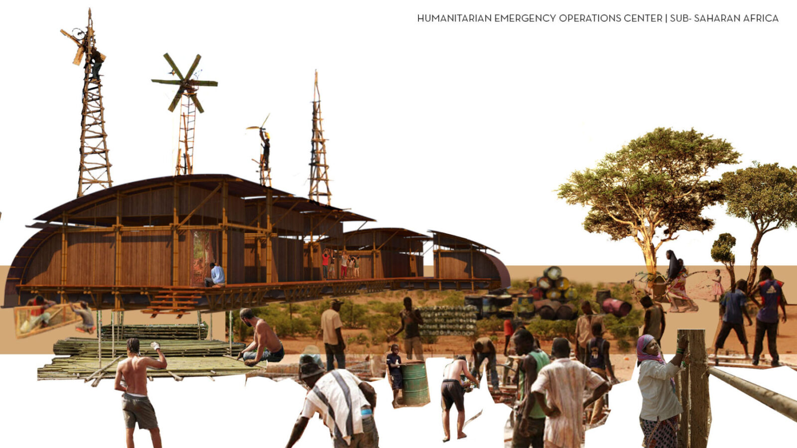 Archisearch Kaira Looro: Emergency Operation Center in Sub-Saharan Africa | Competition entry by Elli Giraud & Nikos Palaiothodoros 