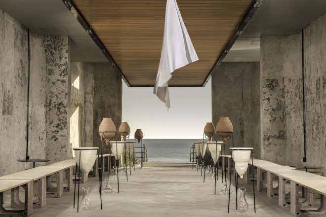 Archisearch - KANTHAROS GATHERINGS Vol.2_Artist-designed wine tastings in Dexamenes Seaside Hotel