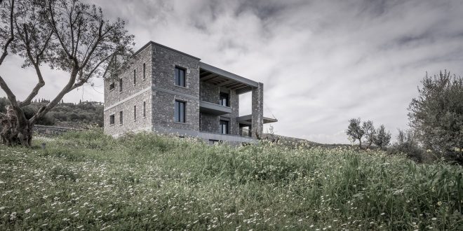 Archisearch - Nikos Mourikis designed ‘Olive and stone’ residence in Panorama, Achaea